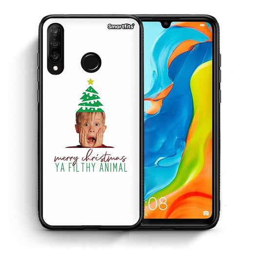 Θήκη Huawei P30 Lite Filthy Animal από τη Smartfits με σχέδιο στο πίσω μέρος και μαύρο περίβλημα | Huawei P30 Lite Filthy Animal case with colorful back and black bezels