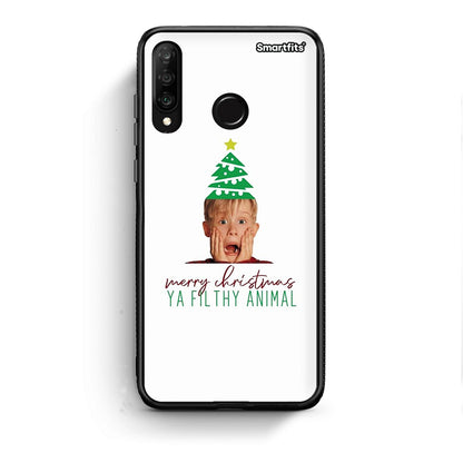 Huawei P30 Lite Filthy Animal θήκη από τη Smartfits με σχέδιο στο πίσω μέρος και μαύρο περίβλημα | Smartphone case with colorful back and black bezels by Smartfits