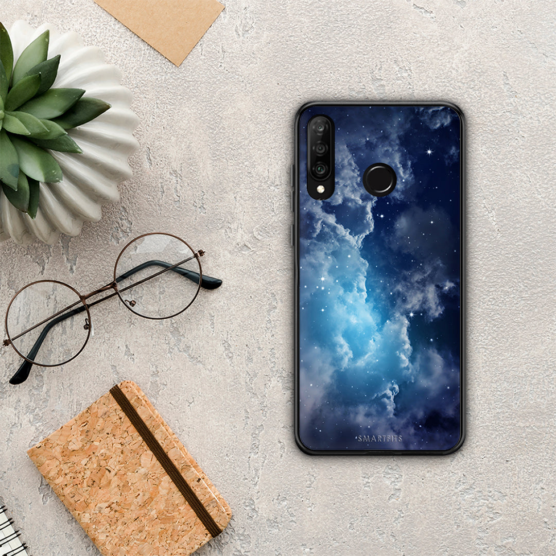 Galactic Blue Sky - Huawei P30 Lite θήκη