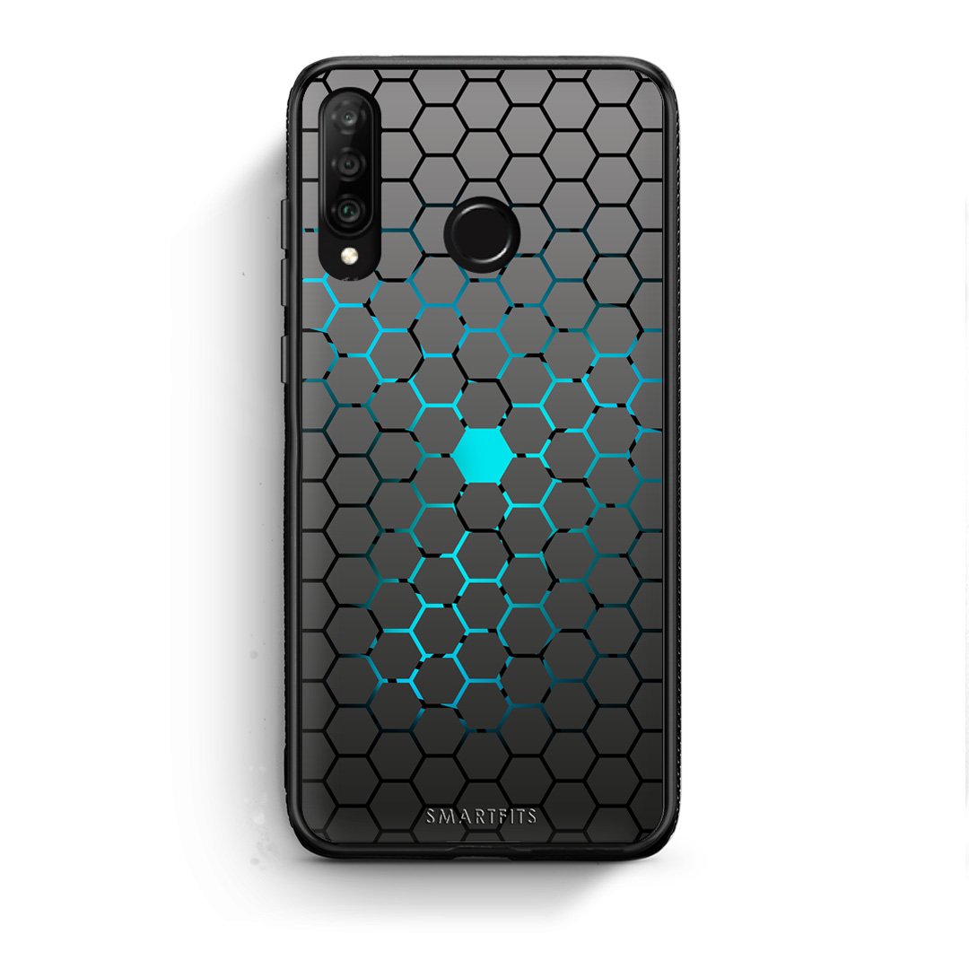 40 - Huawei P30 Lite  Hexagonal Geometric case, cover, bumper