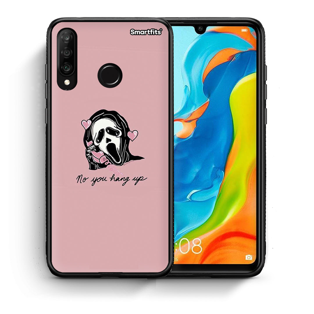 Θήκη Huawei P30 Lite Halloween Hang Up από τη Smartfits με σχέδιο στο πίσω μέρος και μαύρο περίβλημα | Huawei P30 Lite Halloween Hang Up case with colorful back and black bezels