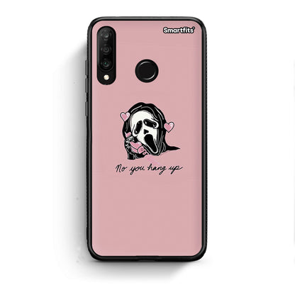 Huawei P30 Lite Halloween Hang Up Θήκη από τη Smartfits με σχέδιο στο πίσω μέρος και μαύρο περίβλημα | Smartphone case with colorful back and black bezels by Smartfits