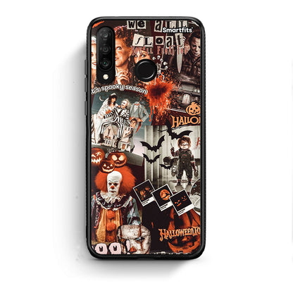 Huawei P30 Lite Halloween Spooky Season Θήκη από τη Smartfits με σχέδιο στο πίσω μέρος και μαύρο περίβλημα | Smartphone case with colorful back and black bezels by Smartfits