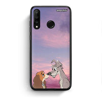 Thumbnail for Huawei P30 Lite Lady And Tramp θήκη από τη Smartfits με σχέδιο στο πίσω μέρος και μαύρο περίβλημα | Smartphone case with colorful back and black bezels by Smartfits