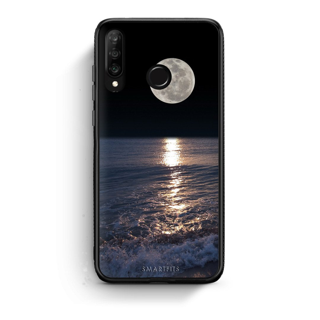 4 - Huawei P30 Lite Moon Landscape case, cover, bumper