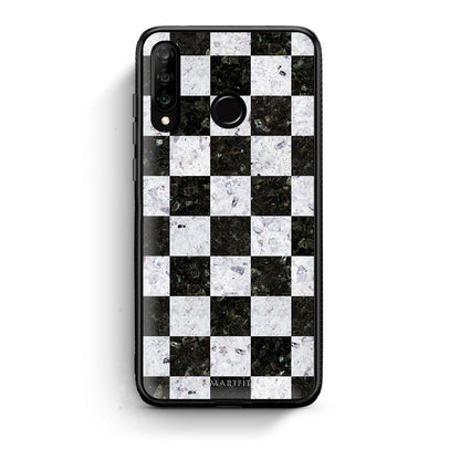 4 - Huawei P30 Lite Square Geometric Marble case, cover, bumper