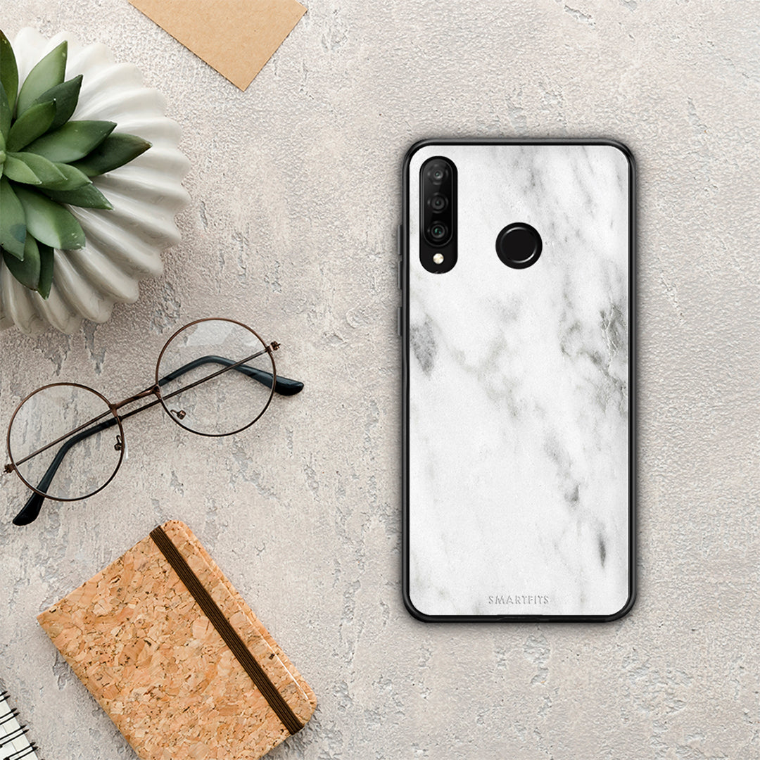 Marble White - Huawei P30 Lite θήκη