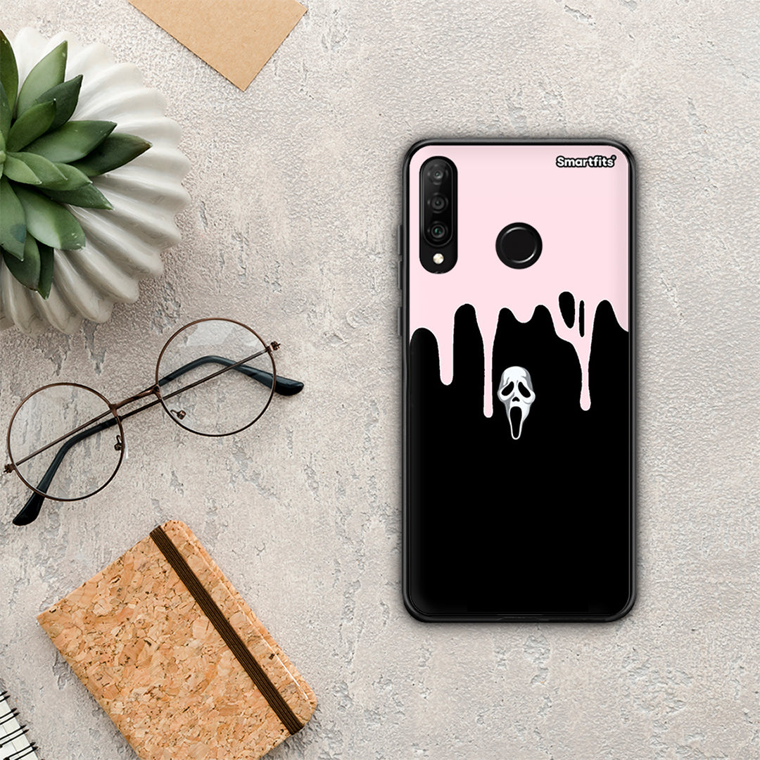Melting Halloween Mask - Huawei P30 Lite θήκη