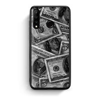 Thumbnail for Huawei P30 Lite Money Dollars θήκη από τη Smartfits με σχέδιο στο πίσω μέρος και μαύρο περίβλημα | Smartphone case with colorful back and black bezels by Smartfits