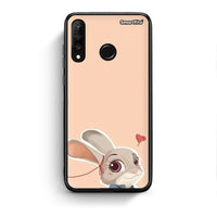 Thumbnail for Huawei P30 Lite Nick Wilde And Judy Hopps Love 2 θήκη από τη Smartfits με σχέδιο στο πίσω μέρος και μαύρο περίβλημα | Smartphone case with colorful back and black bezels by Smartfits