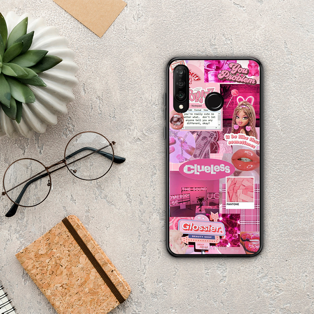 Pink Love - Huawei P30 Lite θήκη
