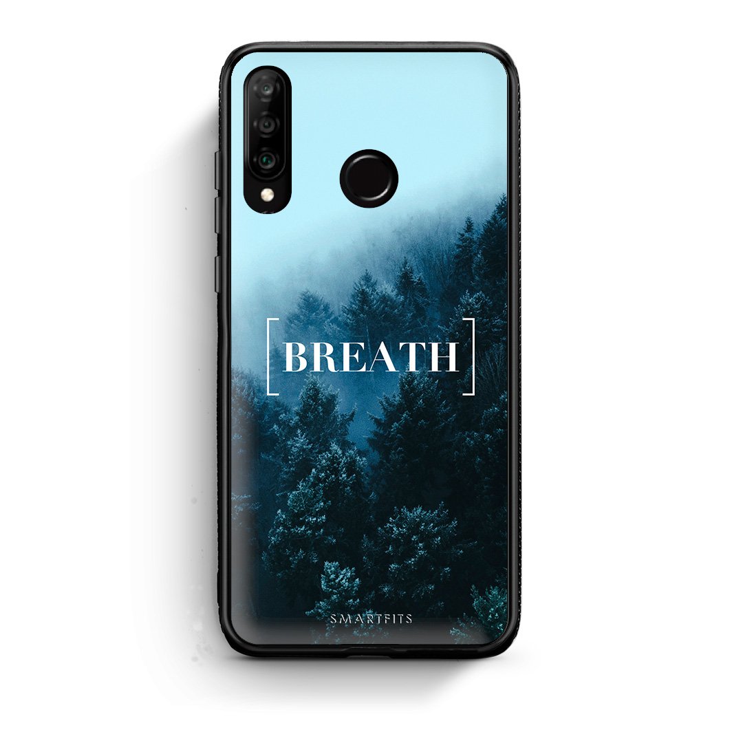 4 - Huawei P30 Lite Breath Quote case, cover, bumper