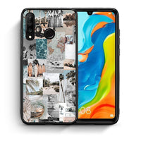 Thumbnail for Θήκη Huawei P30 Lite Retro Beach Life από τη Smartfits με σχέδιο στο πίσω μέρος και μαύρο περίβλημα | Huawei P30 Lite Retro Beach Life case with colorful back and black bezels