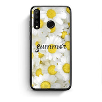 Thumbnail for Huawei P30 Lite Summer Daisies Θήκη από τη Smartfits με σχέδιο στο πίσω μέρος και μαύρο περίβλημα | Smartphone case with colorful back and black bezels by Smartfits
