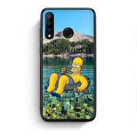 Thumbnail for Huawei P30 Lite Summer Happiness Θήκη από τη Smartfits με σχέδιο στο πίσω μέρος και μαύρο περίβλημα | Smartphone case with colorful back and black bezels by Smartfits
