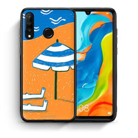 Thumbnail for Θήκη Huawei P30 Lite Summering από τη Smartfits με σχέδιο στο πίσω μέρος και μαύρο περίβλημα | Huawei P30 Lite Summering case with colorful back and black bezels