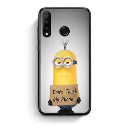4 - Huawei P30 Lite Minion Text case, cover, bumper