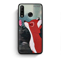 Thumbnail for Huawei P30 Lite Tod And Vixey Love 2 θήκη από τη Smartfits με σχέδιο στο πίσω μέρος και μαύρο περίβλημα | Smartphone case with colorful back and black bezels by Smartfits