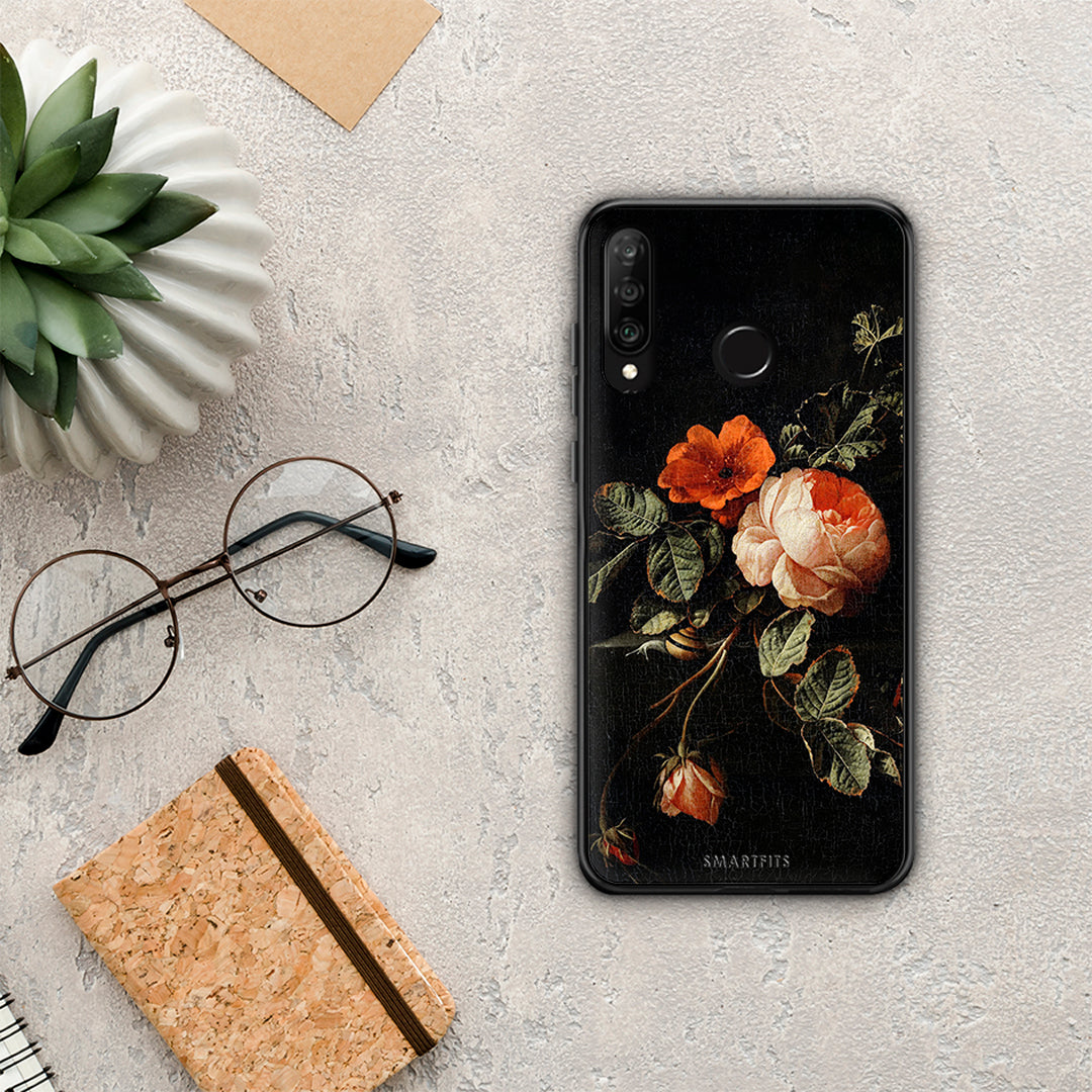 Vintage Roses - Huawei P30 Lite θήκη