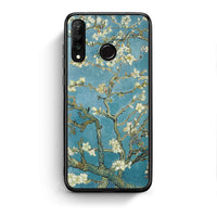 Thumbnail for Huawei P30 Lite White Blossoms θήκη από τη Smartfits με σχέδιο στο πίσω μέρος και μαύρο περίβλημα | Smartphone case with colorful back and black bezels by Smartfits