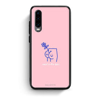 Thumbnail for Huawei P30 Nice Day θήκη από τη Smartfits με σχέδιο στο πίσω μέρος και μαύρο περίβλημα | Smartphone case with colorful back and black bezels by Smartfits