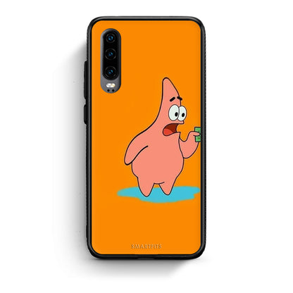 Huawei P30 No Money 1 Θήκη Αγίου Βαλεντίνου από τη Smartfits με σχέδιο στο πίσω μέρος και μαύρο περίβλημα | Smartphone case with colorful back and black bezels by Smartfits