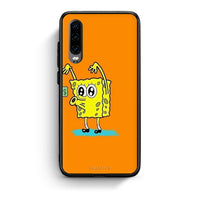 Thumbnail for Huawei P30 No Money 2 Θήκη Αγίου Βαλεντίνου από τη Smartfits με σχέδιο στο πίσω μέρος και μαύρο περίβλημα | Smartphone case with colorful back and black bezels by Smartfits