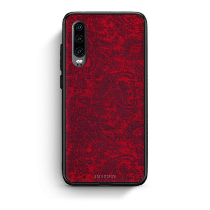 Huawei P30 Paisley Cashmere θήκη από τη Smartfits με σχέδιο στο πίσω μέρος και μαύρο περίβλημα | Smartphone case with colorful back and black bezels by Smartfits