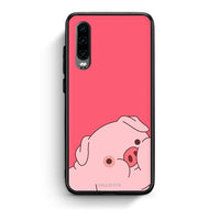 Thumbnail for Huawei P30 Pig Love 1 Θήκη Αγίου Βαλεντίνου από τη Smartfits με σχέδιο στο πίσω μέρος και μαύρο περίβλημα | Smartphone case with colorful back and black bezels by Smartfits