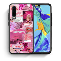 Thumbnail for Θήκη Αγίου Βαλεντίνου Huawei P30 Pink Love από τη Smartfits με σχέδιο στο πίσω μέρος και μαύρο περίβλημα | Huawei P30 Pink Love case with colorful back and black bezels