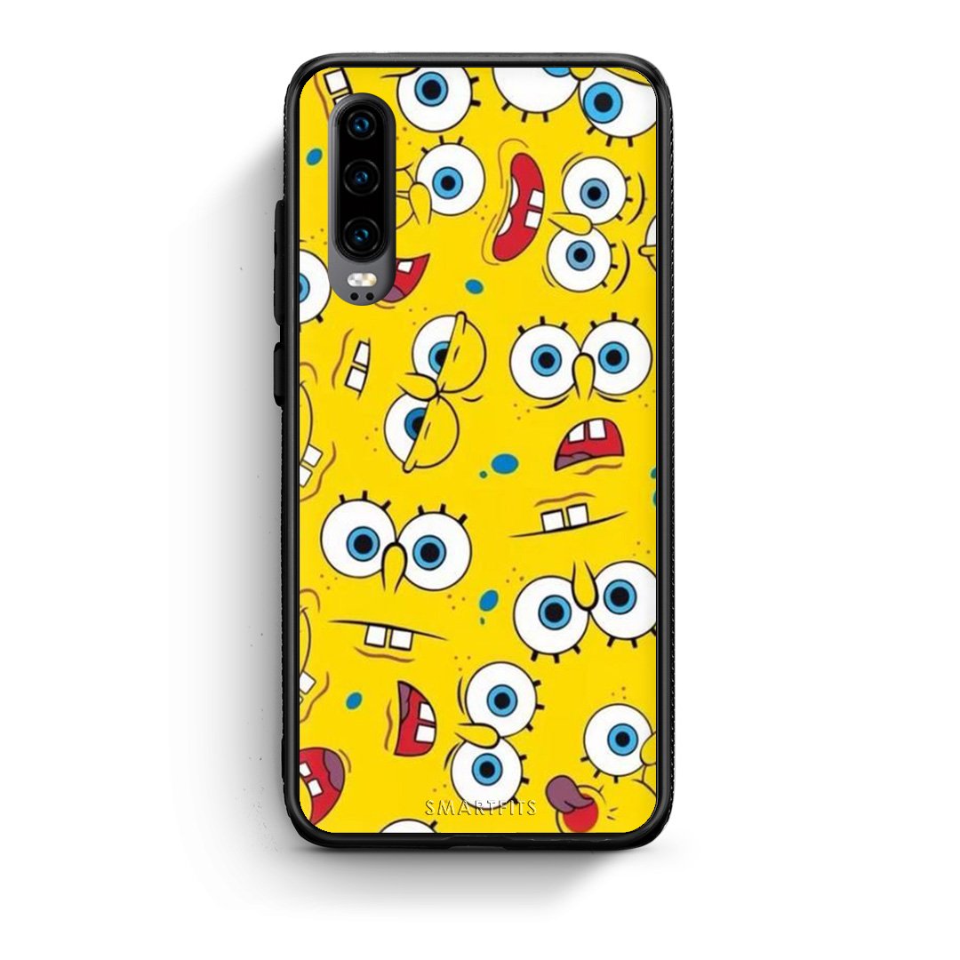 4 - Huawei P30 Sponge PopArt case, cover, bumper