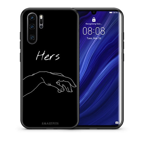 Θήκη Αγίου Βαλεντίνου Huawei P30 Pro Aeshetic Love 1 από τη Smartfits με σχέδιο στο πίσω μέρος και μαύρο περίβλημα | Huawei P30 Pro Aeshetic Love 1 case with colorful back and black bezels