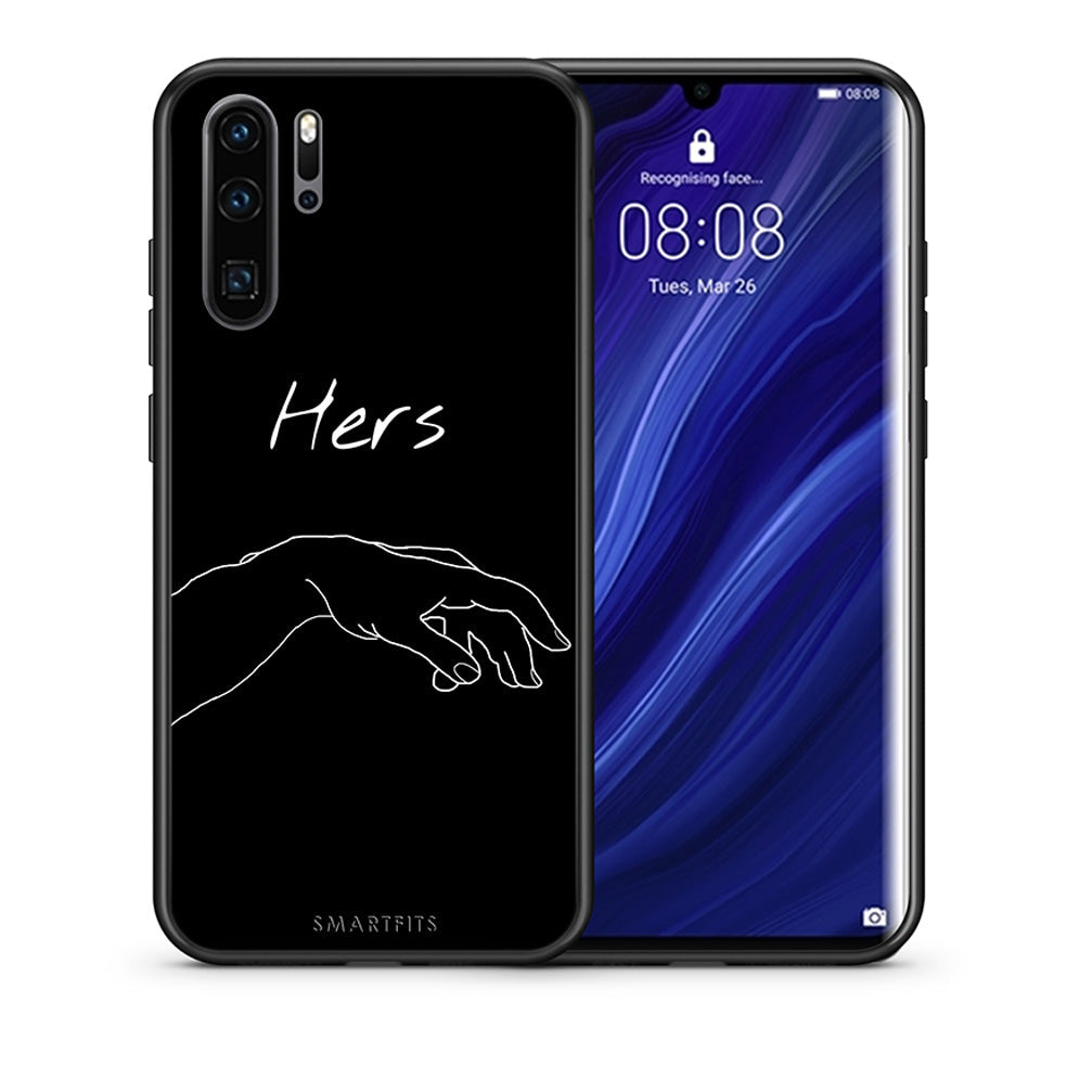 Θήκη Αγίου Βαλεντίνου Huawei P30 Pro Aeshetic Love 1 από τη Smartfits με σχέδιο στο πίσω μέρος και μαύρο περίβλημα | Huawei P30 Pro Aeshetic Love 1 case with colorful back and black bezels