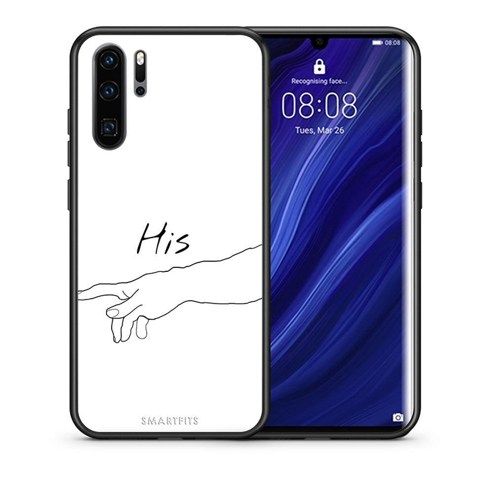 Θήκη Αγίου Βαλεντίνου Huawei P30 Pro Aeshetic Love 2 από τη Smartfits με σχέδιο στο πίσω μέρος και μαύρο περίβλημα | Huawei P30 Pro Aeshetic Love 2 case with colorful back and black bezels