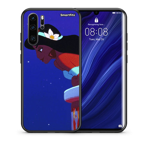 Θήκη Huawei P30 Pro Alladin And Jasmine Love 2 από τη Smartfits με σχέδιο στο πίσω μέρος και μαύρο περίβλημα | Huawei P30 Pro Alladin And Jasmine Love 2 case with colorful back and black bezels