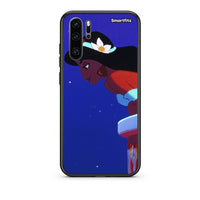 Thumbnail for Huawei P30 Pro Alladin And Jasmine Love 2 θήκη από τη Smartfits με σχέδιο στο πίσω μέρος και μαύρο περίβλημα | Smartphone case with colorful back and black bezels by Smartfits