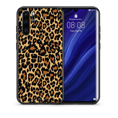 Θήκη Huawei P30 Pro Leopard Animal από τη Smartfits με σχέδιο στο πίσω μέρος και μαύρο περίβλημα | Huawei P30 Pro Leopard Animal case with colorful back and black bezels