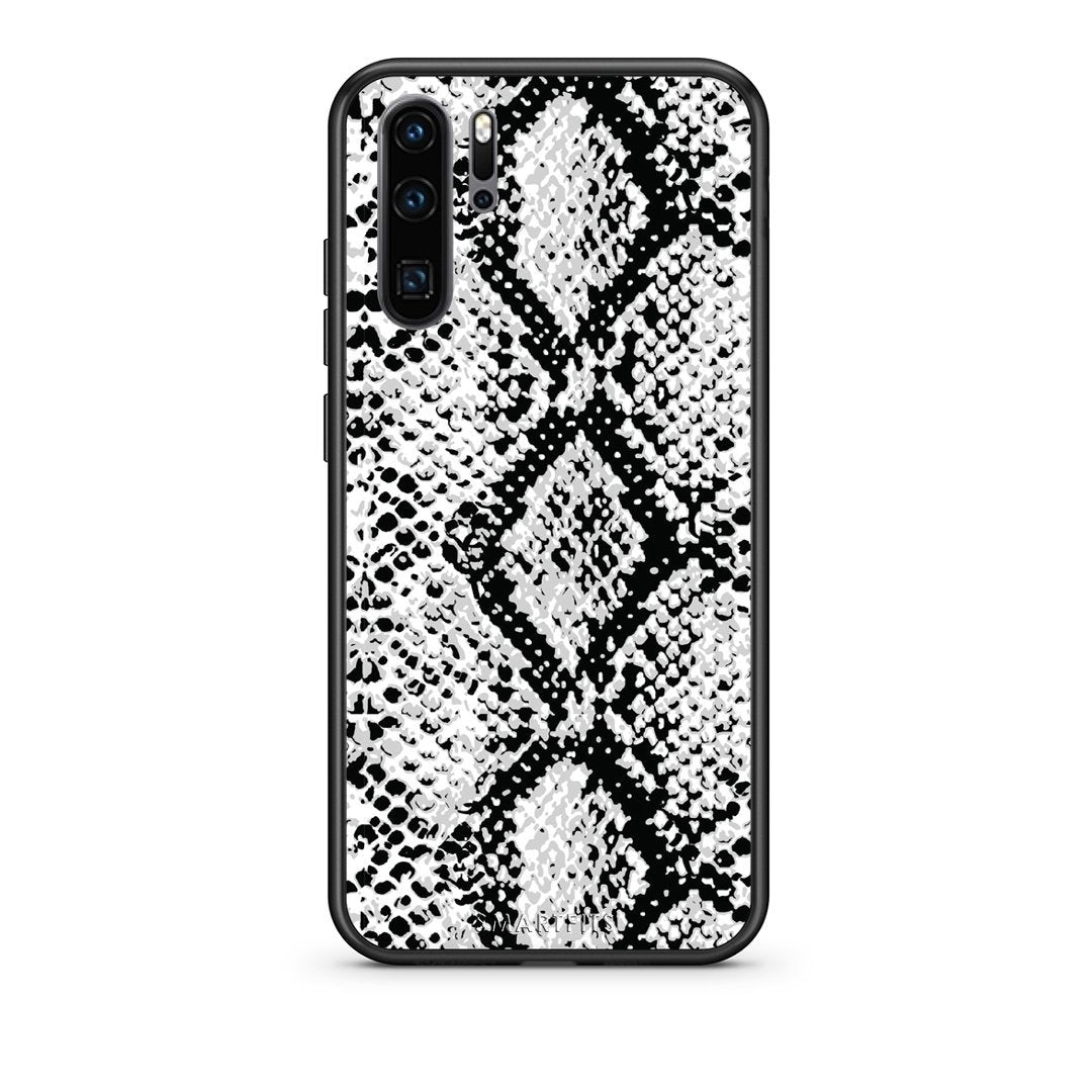 24 - Huawei P30 Pro  White Snake Animal case, cover, bumper