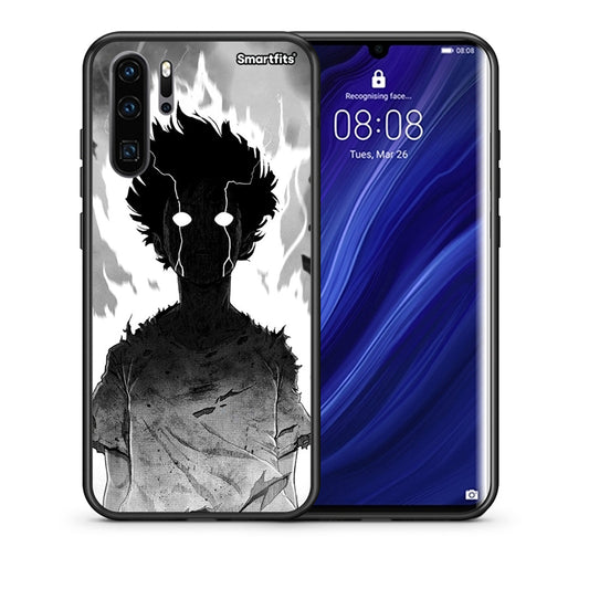 Θήκη Huawei P30 Pro Anime Boy από τη Smartfits με σχέδιο στο πίσω μέρος και μαύρο περίβλημα | Huawei P30 Pro Anime Boy case with colorful back and black bezels