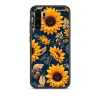 Thumbnail for Huawei P30 Pro Autumn Sunflowers Θήκη από τη Smartfits με σχέδιο στο πίσω μέρος και μαύρο περίβλημα | Smartphone case with colorful back and black bezels by Smartfits