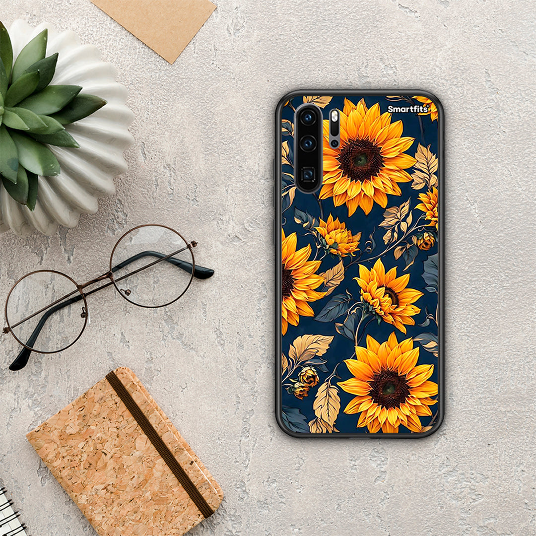Autumn Sunflowers - Huawei P30 Pro θήκη