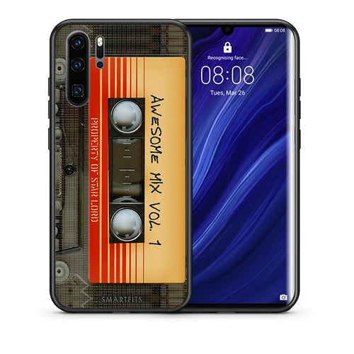 Θήκη Huawei P30 Pro Awesome Mix από τη Smartfits με σχέδιο στο πίσω μέρος και μαύρο περίβλημα | Huawei P30 Pro Awesome Mix case with colorful back and black bezels