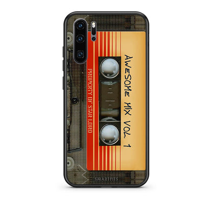 Huawei P30 Pro Awesome Mix θήκη από τη Smartfits με σχέδιο στο πίσω μέρος και μαύρο περίβλημα | Smartphone case with colorful back and black bezels by Smartfits