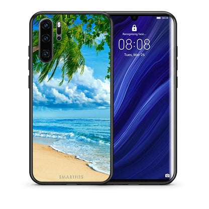 Θήκη Huawei P30 Pro Beautiful Beach από τη Smartfits με σχέδιο στο πίσω μέρος και μαύρο περίβλημα | Huawei P30 Pro Beautiful Beach case with colorful back and black bezels