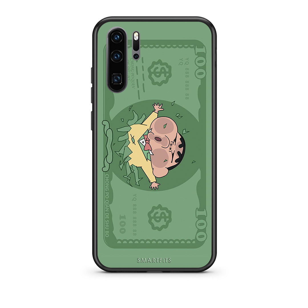Huawei P30 Pro Big Money Θήκη Αγίου Βαλεντίνου από τη Smartfits με σχέδιο στο πίσω μέρος και μαύρο περίβλημα | Smartphone case with colorful back and black bezels by Smartfits