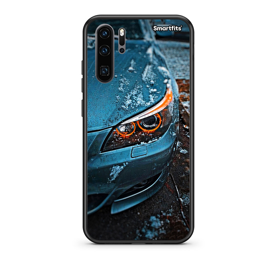Huawei P30 Pro Bmw E60 Θήκη από τη Smartfits με σχέδιο στο πίσω μέρος και μαύρο περίβλημα | Smartphone case with colorful back and black bezels by Smartfits