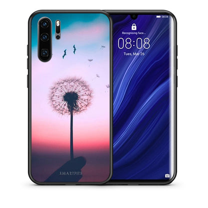 Θήκη Huawei P30 Pro Wish Boho από τη Smartfits με σχέδιο στο πίσω μέρος και μαύρο περίβλημα | Huawei P30 Pro Wish Boho case with colorful back and black bezels