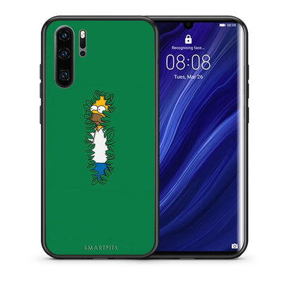 Θήκη Αγίου Βαλεντίνου Huawei P30 Pro Bush Man από τη Smartfits με σχέδιο στο πίσω μέρος και μαύρο περίβλημα | Huawei P30 Pro Bush Man case with colorful back and black bezels