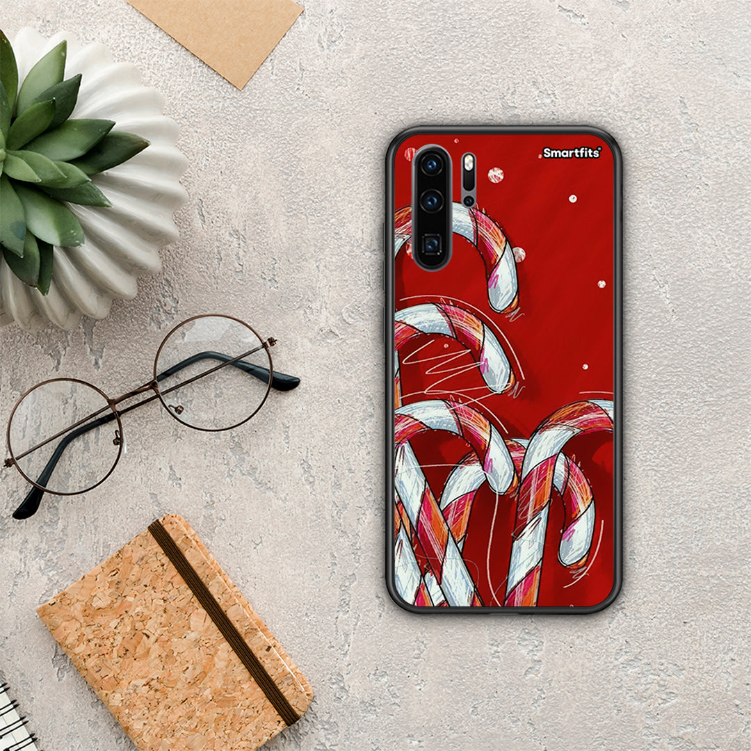 Candy Cane - Huawei P30 Pro θήκη