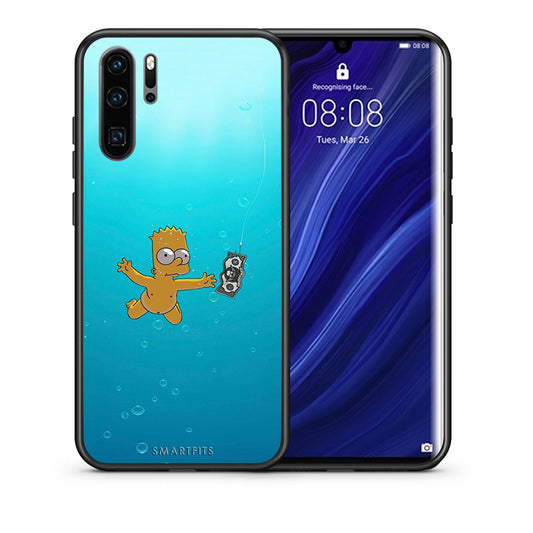 Θήκη Huawei P30 Pro Chasing Money από τη Smartfits με σχέδιο στο πίσω μέρος και μαύρο περίβλημα | Huawei P30 Pro Chasing Money case with colorful back and black bezels